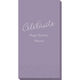 Expressive Script Celebrate Guest Towels Image 1 of 5