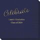 Expressive Script Celebrate Napkins Image 4 of 5