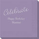 Expressive Script Celebrate Napkins Image 1 of 5