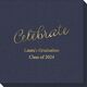 Expressive Script Celebrate Linen Like Napkins Image 4 of 5