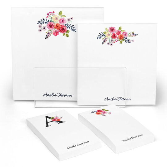 Floral Bunch Notepad Set