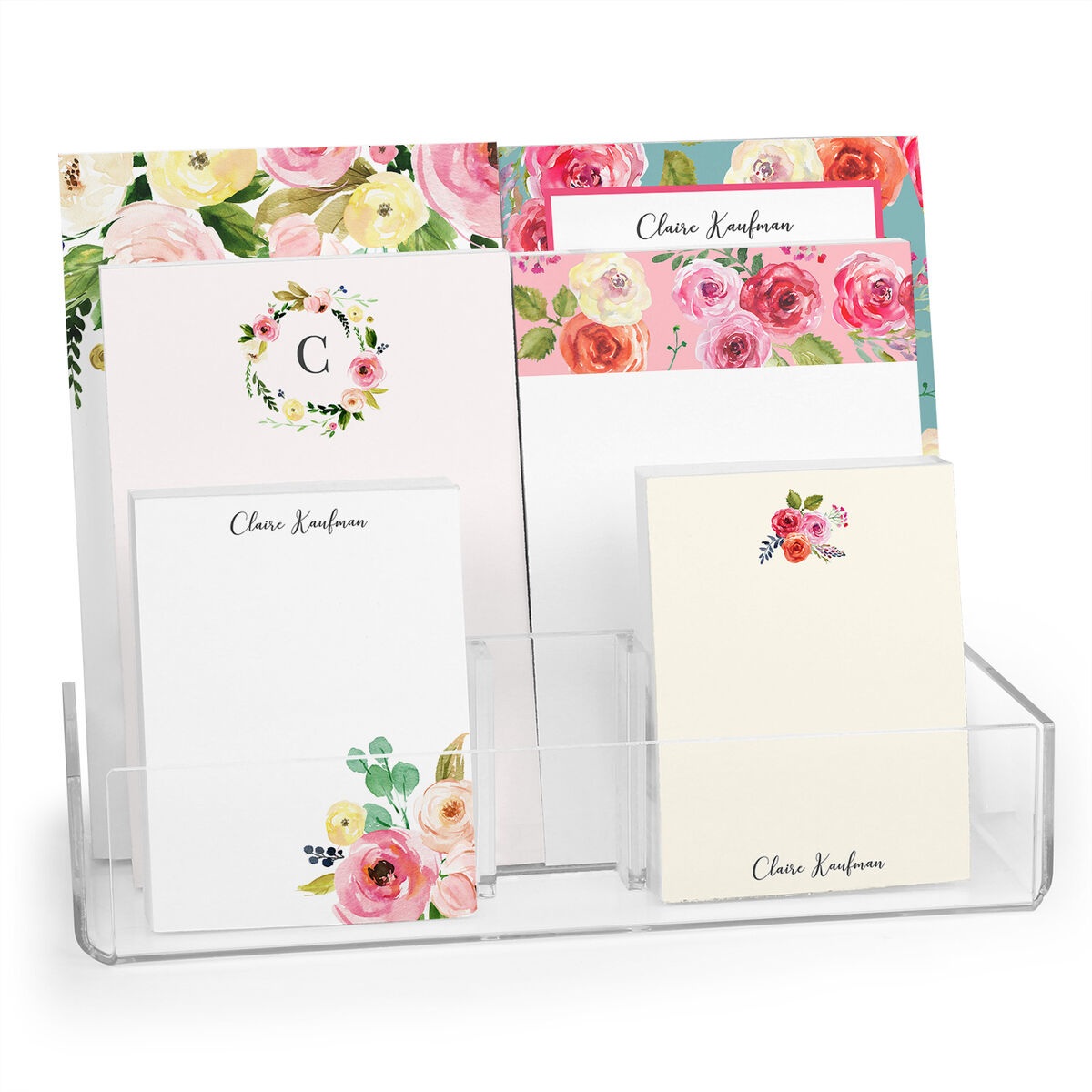 Colorful Roses Notepad Collection