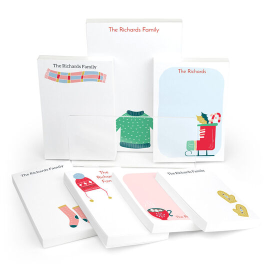 Winter Memories Notepad Set