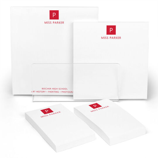 Initial Block Notepad Set (4 Pads)