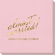 Expressive Script Almost Married Napkins Image 2 of 2