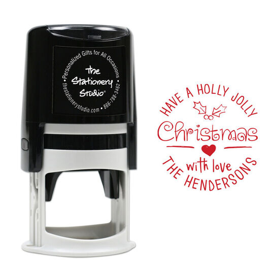 Holly Jolly Self-Inking Stamp