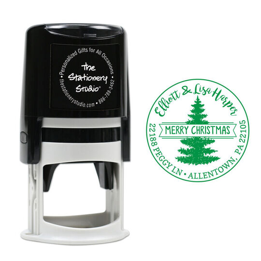 Merry Christmas Band Self-Inking Stamp