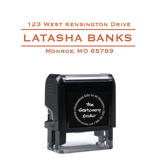 Banner Name Self-Inking Stamp
