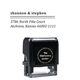 Double Line Rectangular Self-Inking Stamp Image 1 of 3