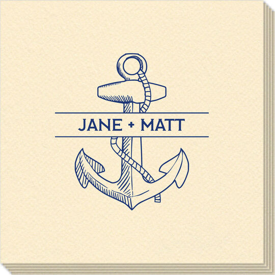 Anchor Name Linen Like Napkins