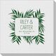 Palm Leaves Linen Like Napkins Image 1 of 2