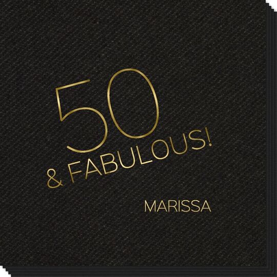 50 & Fabulous Linen Like Napkins