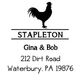 Rooster Self-Inking Stamp Image 3 of 3