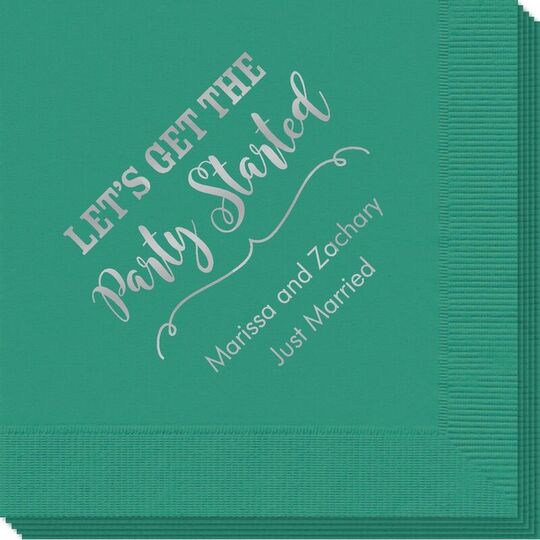 Let's Get the Party Started Napkins