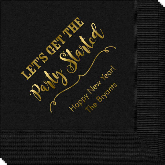Let's Get the Party Started Napkins