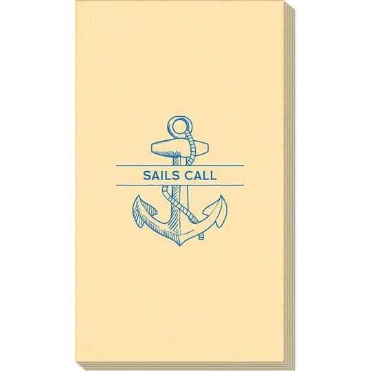 Anchor Name Linen Like Guest Towels