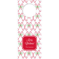 Candy Canes Wine Tags