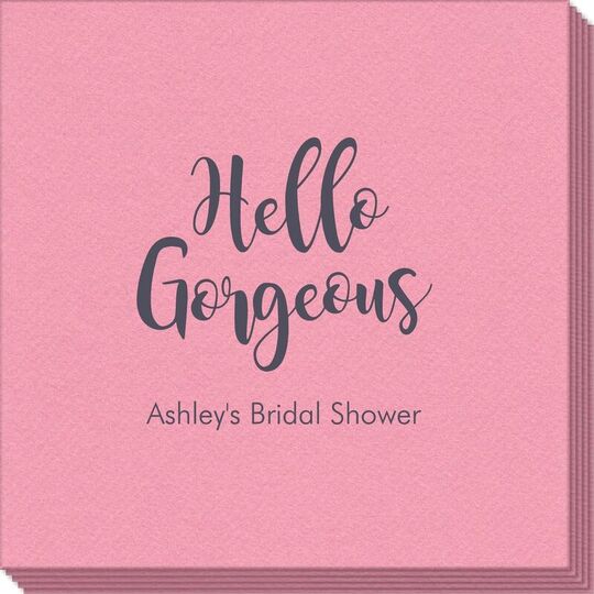 Hello Gorgeous Linen Like Napkins
