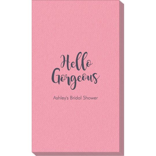 Hello Gorgeous Linen Like Guest Towels