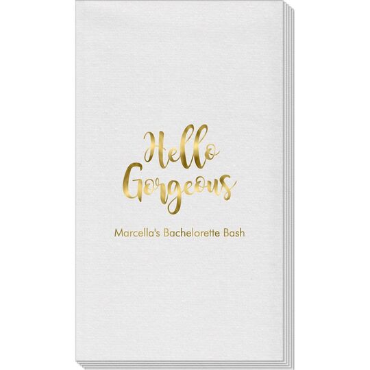 Hello Gorgeous Linen Like Guest Towels