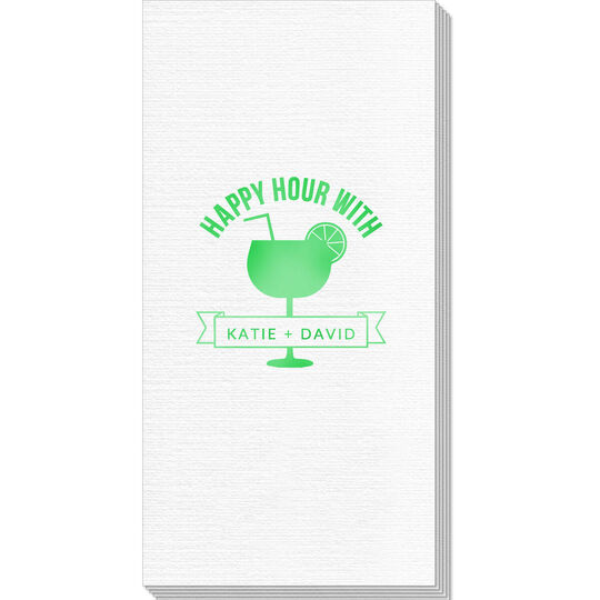 Happy Hour Margarita Luxury Deville Guest Towels