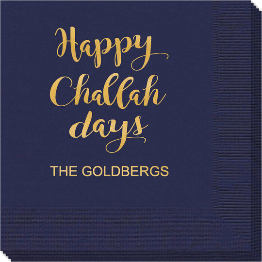 Happy Challah Days Napkins