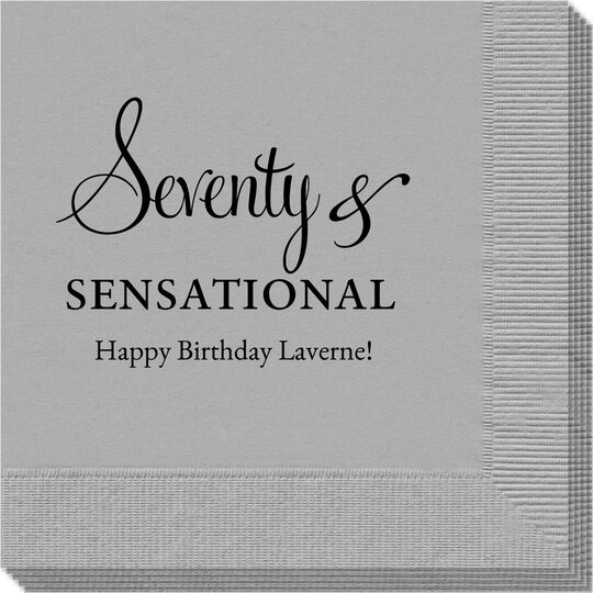 Seventy & Sensational Napkins