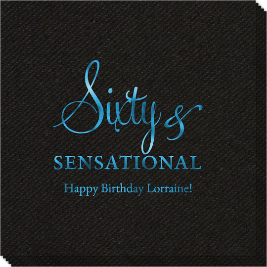 Sixty & Sensational Linen Like Napkins