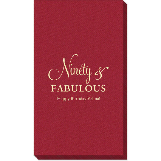 Ninety & Fabulous Linen Like Guest Towels