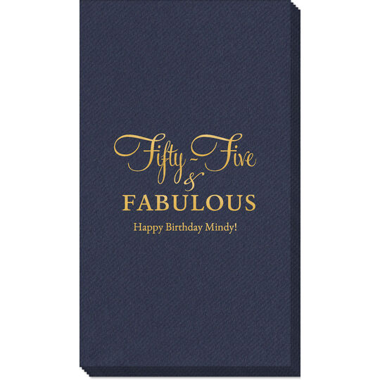 Fifty-Five & Fabulous Linen Like Guest Towels