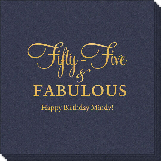 Fifty-Five & Fabulous Linen Like Napkins