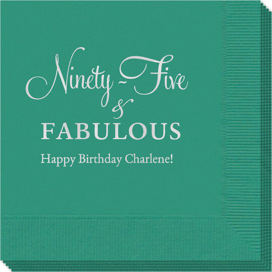 Ninety-Five & Fabulous Napkins