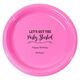 Personalized Let's Get the Party Started Plastic Plates Image 1 of 9
