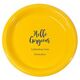 Personalized Hello Gorgeous Plastic Plates Image 5 of 6
