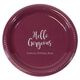 Personalized Hello Gorgeous Plastic Plates Image 2 of 6