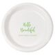 Personalized Hello Beautiful Plastic Plates Image 2 of 4