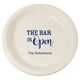 Personalized The Bar Is Open Plastic Plates Image 1 of 5
