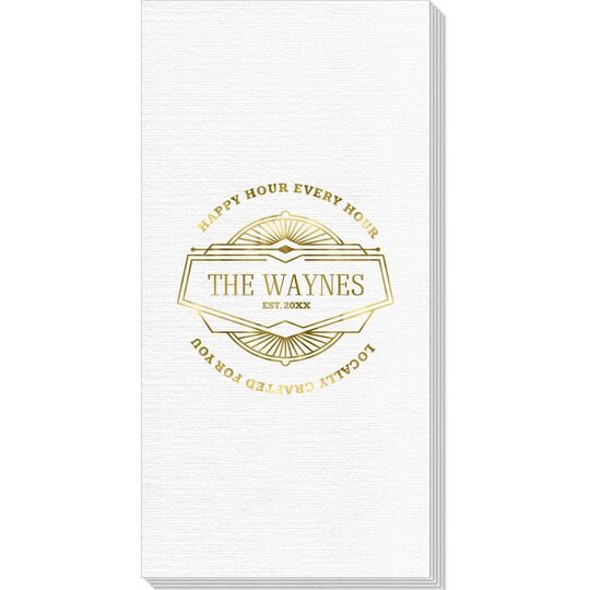 Happy Hour Every Hour Luxury Deville Guest Towels