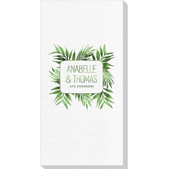 Palm Leaves Luxury Deville Guest Towels