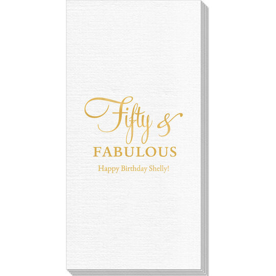 Fifty & Fabulous Luxury Deville Guest Towels