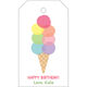 Ice Cream Cone Hanging Gift Tags Image 3 of 3