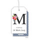 Floral Bunch Initial Hanging Gift Tags Image 1 of 3