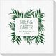 Palm Leaves Luxury Deville Napkins Image 1 of 2
