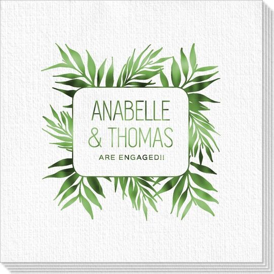 Palm Leaves Luxury Deville Napkins
