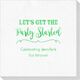 Let's Get the Party Started Luxury Deville Napkins Image 3 of 9