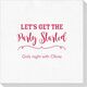 Let's Get the Party Started Luxury Deville Napkins Image 7 of 9