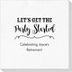 Let's Get the Party Started Luxury Deville Napkins Image 8 of 9