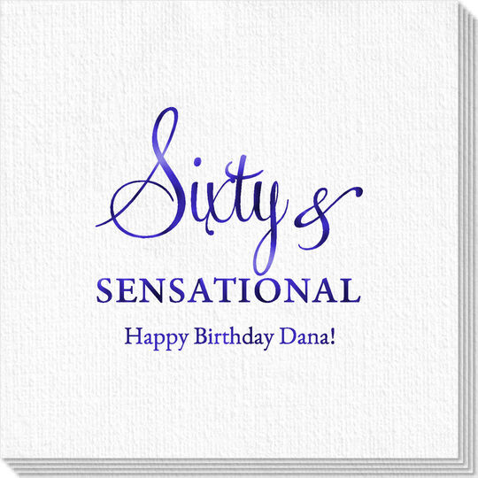 Sixty & Sensational Luxury Deville Napkins