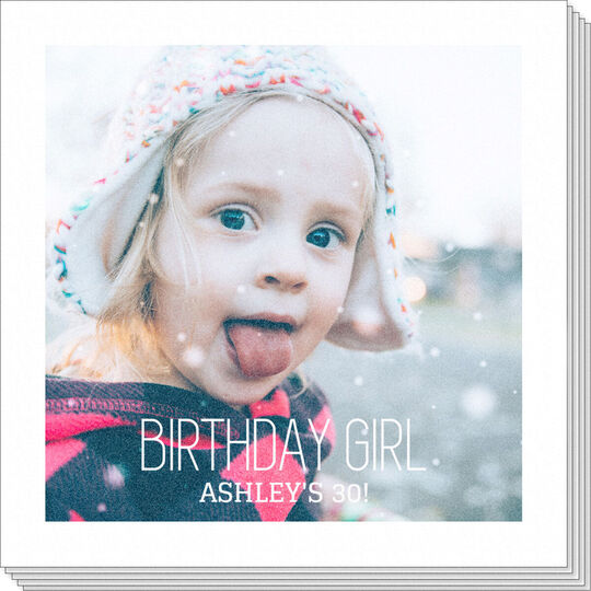 Your Photo and Text Napkins