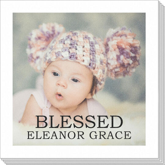 Create Your Own Big Statement Photo Napkins